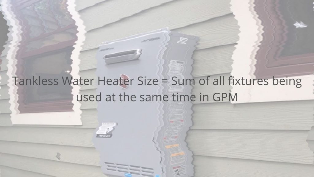 sizing tankless water heaters