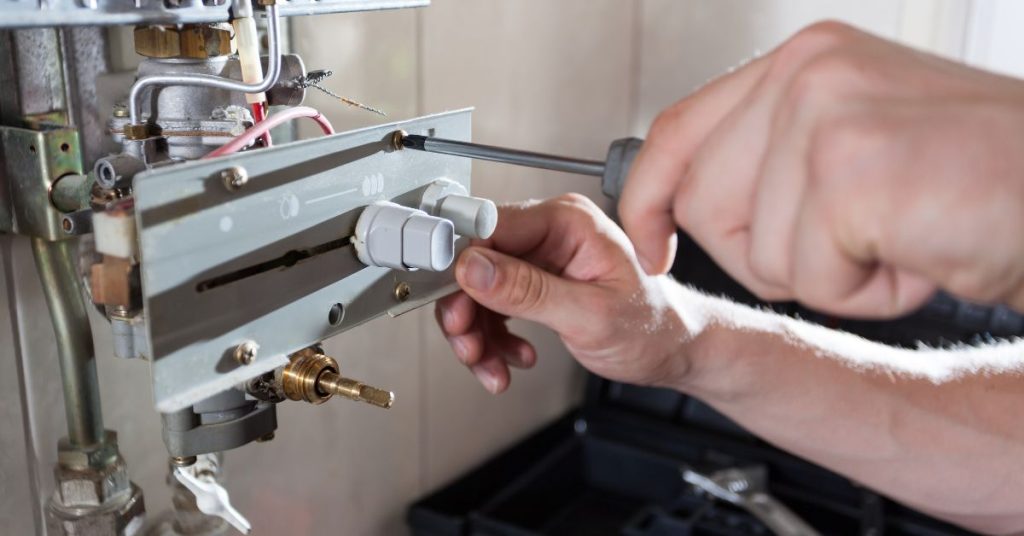 fixing tankless water heater thermostat